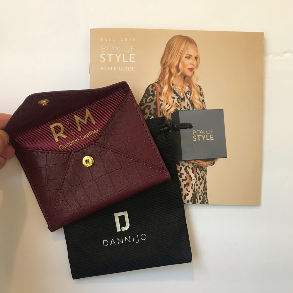 Danni Jo Leather Card File Case